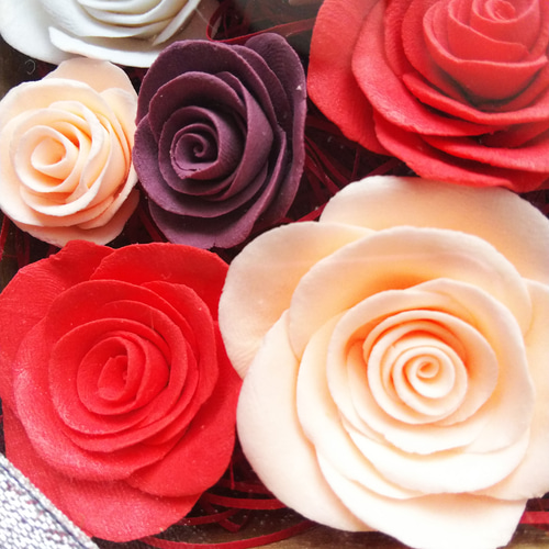 紙粘土 薔薇 その他インテリア雑貨 にな 通販 8063420｜Creema