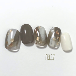 再販20＊ニュアンスネイル カーキ シンプル カジュアル お洒落 ジェル