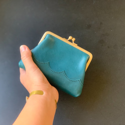 PETTICA  fukufuku mini ウォレット　がま口財布　グリーン FUKUFUKUウォレット／ギラギラグリーン – PETTICA