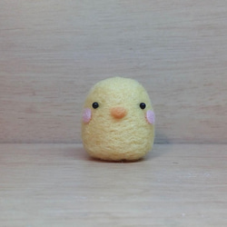 送料無料】羊毛フェルト ひよこ 約3cm 羊毛フェルト green*apple