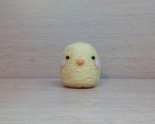 ひよこ(羊毛フェルト) ちまちま羊毛フェルト＃3ひよこの作り方-Needle Felting - YouTube
