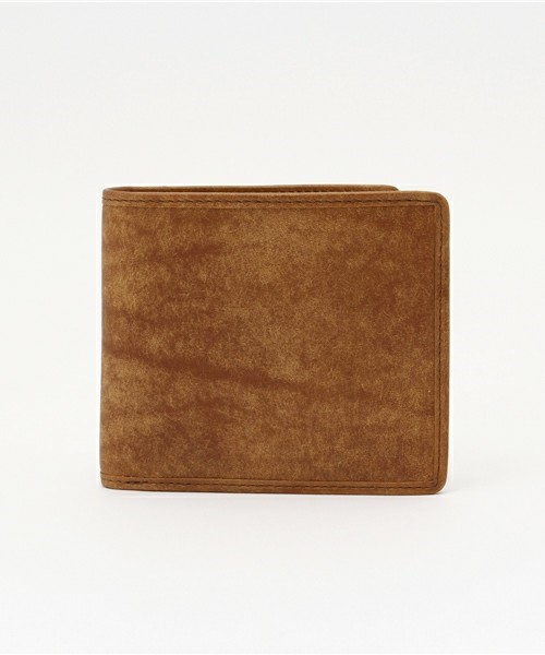 ESP-6209プエブロレザーパイピングショートウォレット キャメル