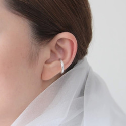 《軽量》Frozen ear cuff SV925イヤーカフ《2way》片耳用 5枚目の画像