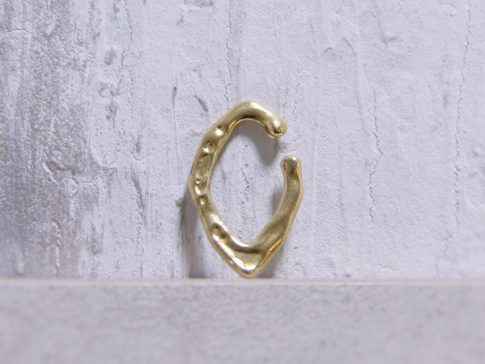 Lemon 滴り イヤーカフ真鍮 片耳用　軽量