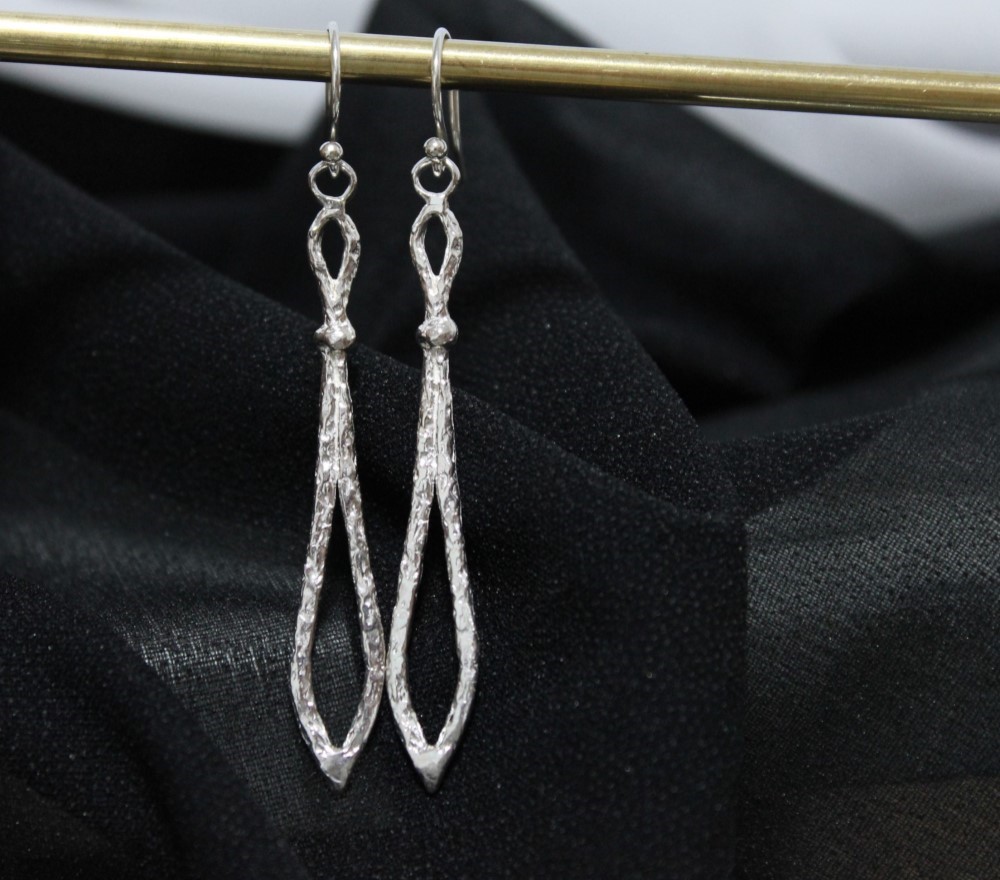 氷柱icicleピアスsilver925