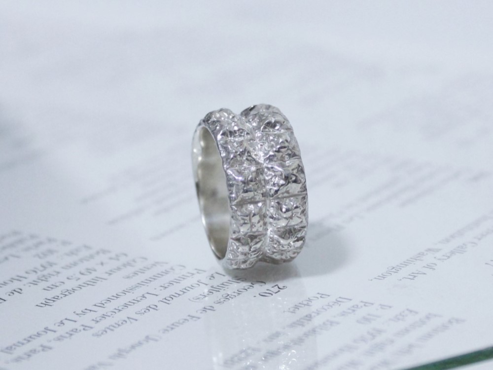 氷のブロック silver925ring