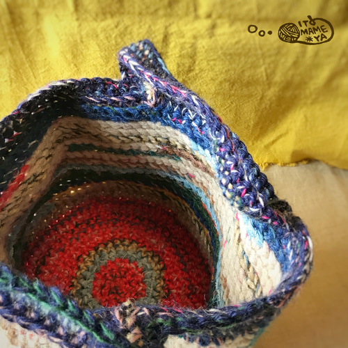 かぎ針編みカラフルバッグ トートバッグ ITOMAME YA 通販 7122685