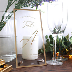 特集掲載】テーブルナンバー アクリルテーブルナンバー 5セット～注文