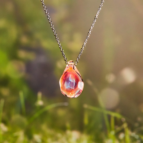 reblanc》天使の祝福 金財好転 波動注音 波紋ネックレス silver925  