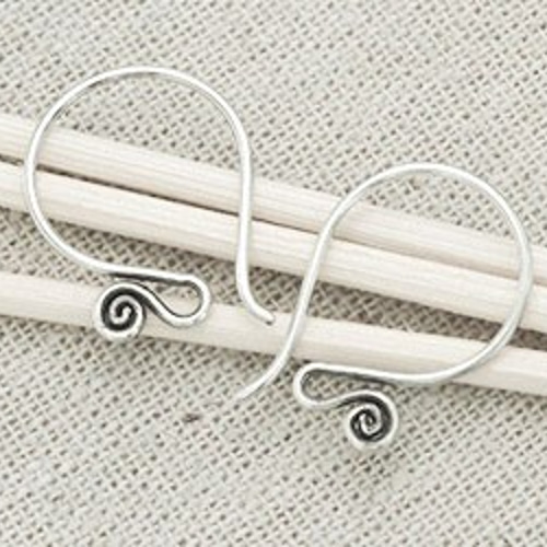 4 ぺア】カレンシルバー | ピアスフック | 22 mm | ka4131 金具  