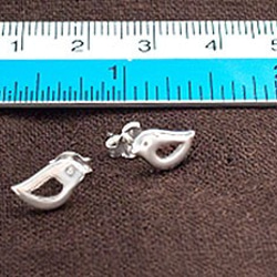 【1ぺア】SV925 | 鳥スタッドピアス | 6.5mm | er1112 3枚目の画像