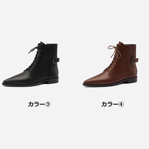 ☆受注制作☆ポインテッドトゥ ショートブーツ サイドゴアブーツ ☆受注制作☆ポインテッドトゥ ショートブーツ サイドゴアブーツ