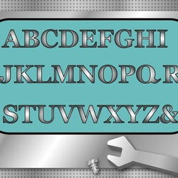 表札・ステンレス　ネームプレート(鏡面磨き）アンダーバー付き　壁取り付けタイプ《９文字用》 4枚目の画像