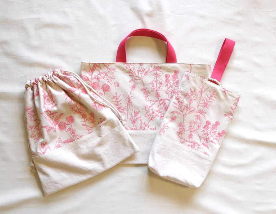 ボタニカル 入園・入学準備セット ピンク