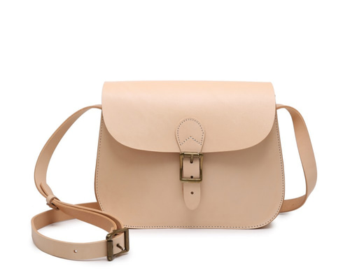 専用　本革&Lulu beigeショルダーバッグ ショルダーバッグ 本革 ヌメ革 斜めがけ 背面ポケット付き レディース