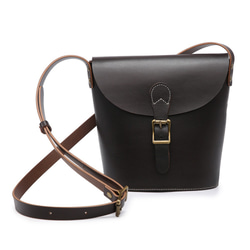 ショルダーバッグ 本革 ヌメ革 斜めがけ バケツ型 レディースバッグ