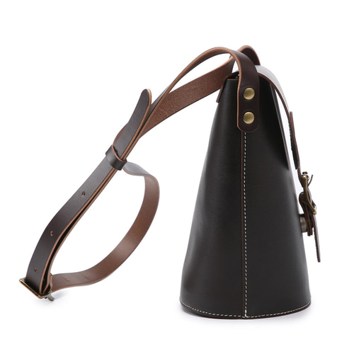 ショルダーバッグ 本革 ヌメ革 斜めがけ バケツ型 レディースバッグ