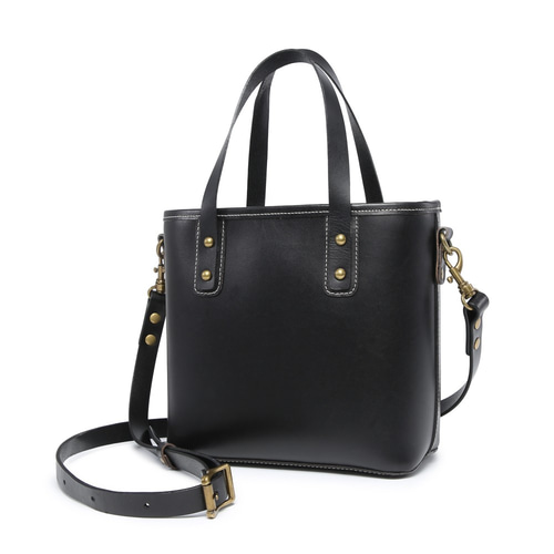 【無条件保証付】ハンドメイド　ヌメ本革　トート　ブラック ★新品★1000 ブラックヌメ トート – トートバッグ – 土屋鞄製造所