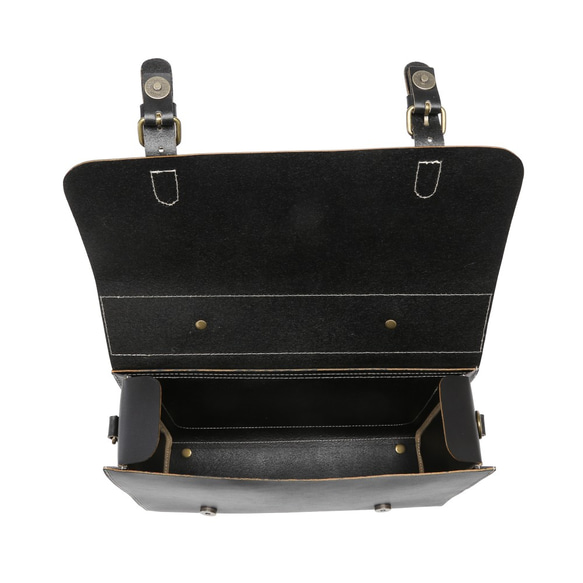 サッチェルバッグ ブリーフケース ビジネスバッグ 本革 ヌメ革 斜めがけ A4 通勤 通学 ブラック 123 ステッチ ヌメ革 ブラック 横向 9cm とご記入の上 ご注文くださいますようお願いいたします 縫糸