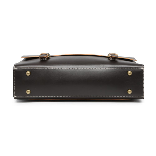 サッチェルバッグ ブリーフケース ビジネスバッグ 本革 ヌメ革