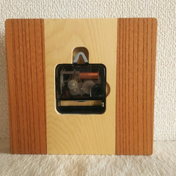 小さめ　木の壁掛け時計　Ⅱ 5枚目の画像