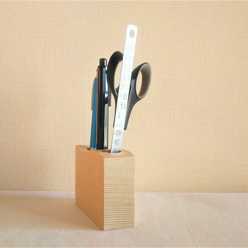 木製 ペンスタンド 青森ひば ペンケース 青森ヒバ木工 ARAJIN 通販