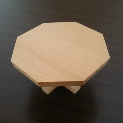 青森ヒバ 天然木 花台 盆栽台 置き台 飾り台 一枚板 青森ヒバ 木製