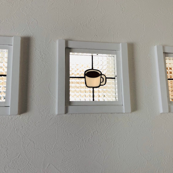 カフェ風ステンドグラスパネル 5枚目の画像