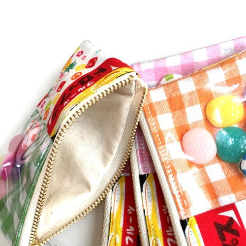ちいさな駄菓子屋さんのコインケース◎ドロップ缶＜みどり