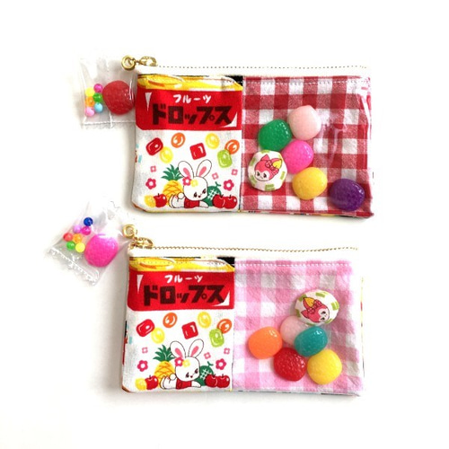 缶ケース 駄菓子柄