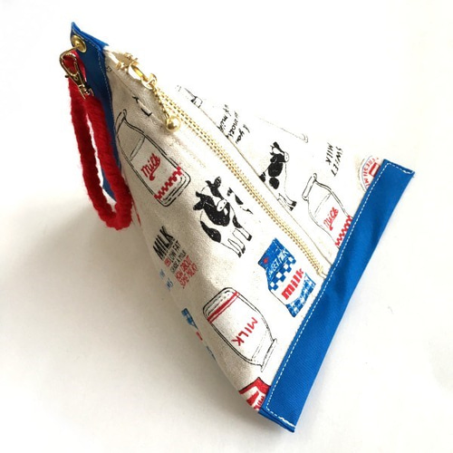 三角パック△牛乳ぽーち ポーチ 乙女曜日 通販 7671633｜Creema