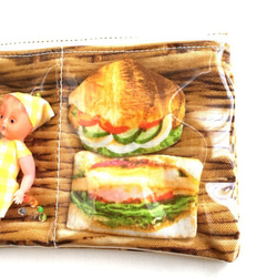 お野菜たっぷりのサンドイッチはいかが？パン屋さんコインケース 2枚目の画像