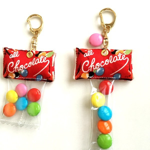 激安通販新作 みんなの憧れ！輸入菓子みたいなキーホルダー・マーブルチョコ ぬいぐるみ