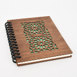 木のノートブックE カテドラル（木製ルーズリーフ） 1枚目の画像