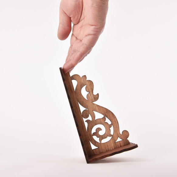 ブックエンド（Wooden Book end）akaitori laser craft 5枚目の画像