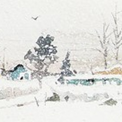 ☁ 啾吉水彩 ☁ 手繪紙膠帶 - 鐵道雪景 第6張的照片