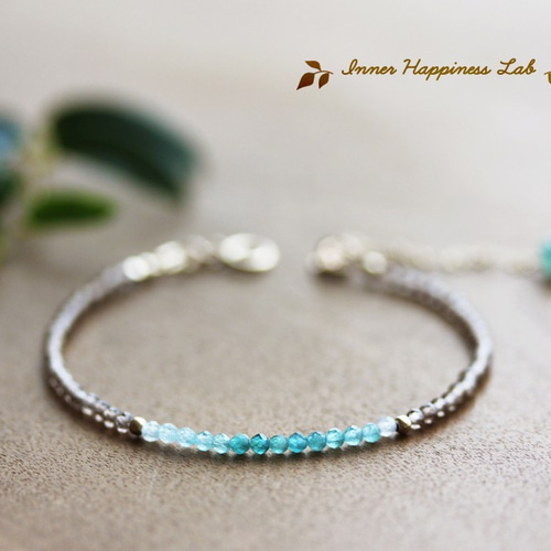 14kgfグランディデエライトブレスレット ◇高波動◇フローライトブレス