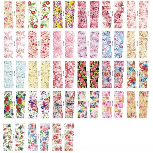 55. ウォーターネイルシール フラワー系 まとめて 売り♡ シール