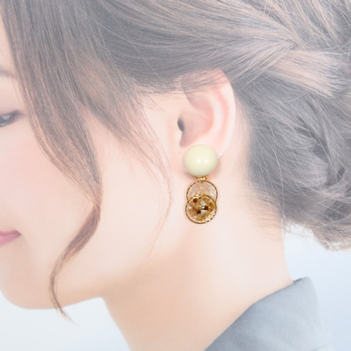 20個］ サージカルステンレス / カン付き / 蝶バネ / イヤリング