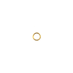 ［100個］サージカルステンレス / 丸カン ［ 0.8 X 5mm ］［ ゴールド 金 ］ アクセサリー パーツ / 2枚目の画像