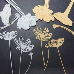 クラフトパンチ 3匹の猫ちゃん クロ 各10枚 計30枚【004-1】 DIYパーツ