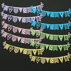 クラフトパンチ ハッピーバースデー MIXカラー 10枚【028-11】 DIY