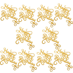 クラフトパンチ ハッピーバースデー MIXカラー 10枚【028-11】 DIY