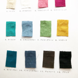 【12色から選べる】洗えるリネンのAラインワンピース,マキシ丈（身長に合わせます） 4枚目の画像