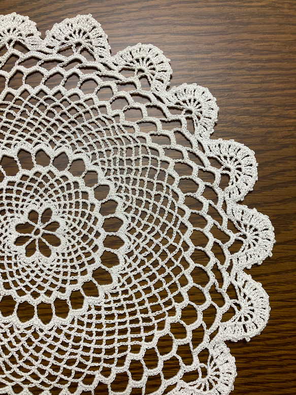 ハンドメイド⭐︎レース編みドイリー ハンドメイド ドイリー レース