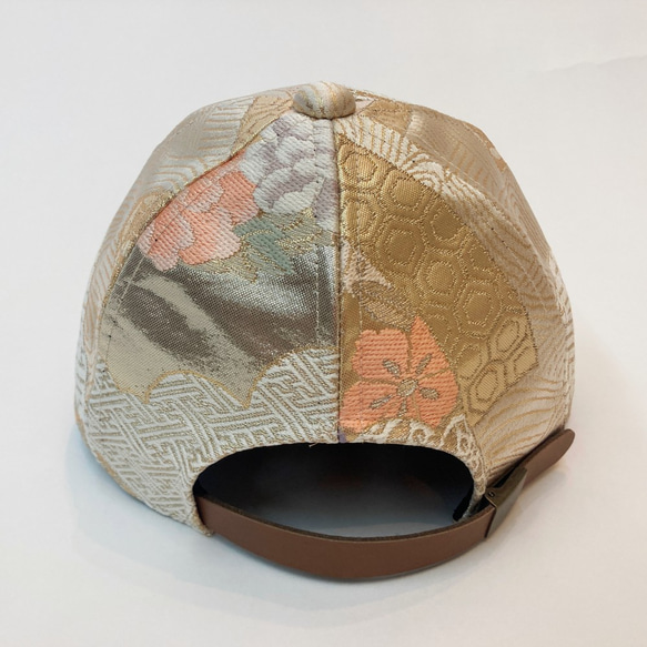 着物キャップ　アンティークの絹の着物使用　日本の京都の職人が手仕事で制作　オンリーワン　プレゼントに最適 #10 3枚目の画像
