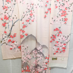 着物扇子　アンティークの絹の着物使用　日本の京都の職人が手仕事で制作　オンリーワン　プレゼントに最適 #16 8枚目の画像