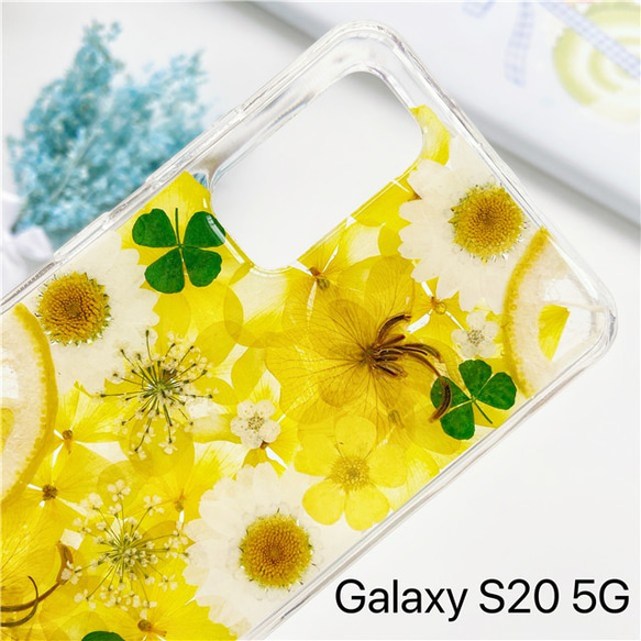 押し花ケース・Galaxy A53 5G・Galaxy Note20 Ultra 5G・Galaxy S20・多機種対応 8枚目の画像