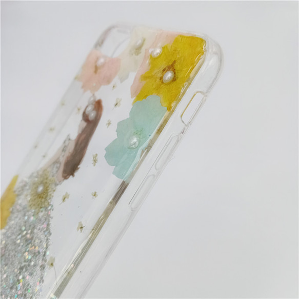 姫系*ドレス*プリンセス*押し花ケース・iphone14・iphone14Pro・iPhone全機種対応・ 4枚目の画像