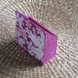 桜の携帯ホルダー（紫） 2枚目の画像